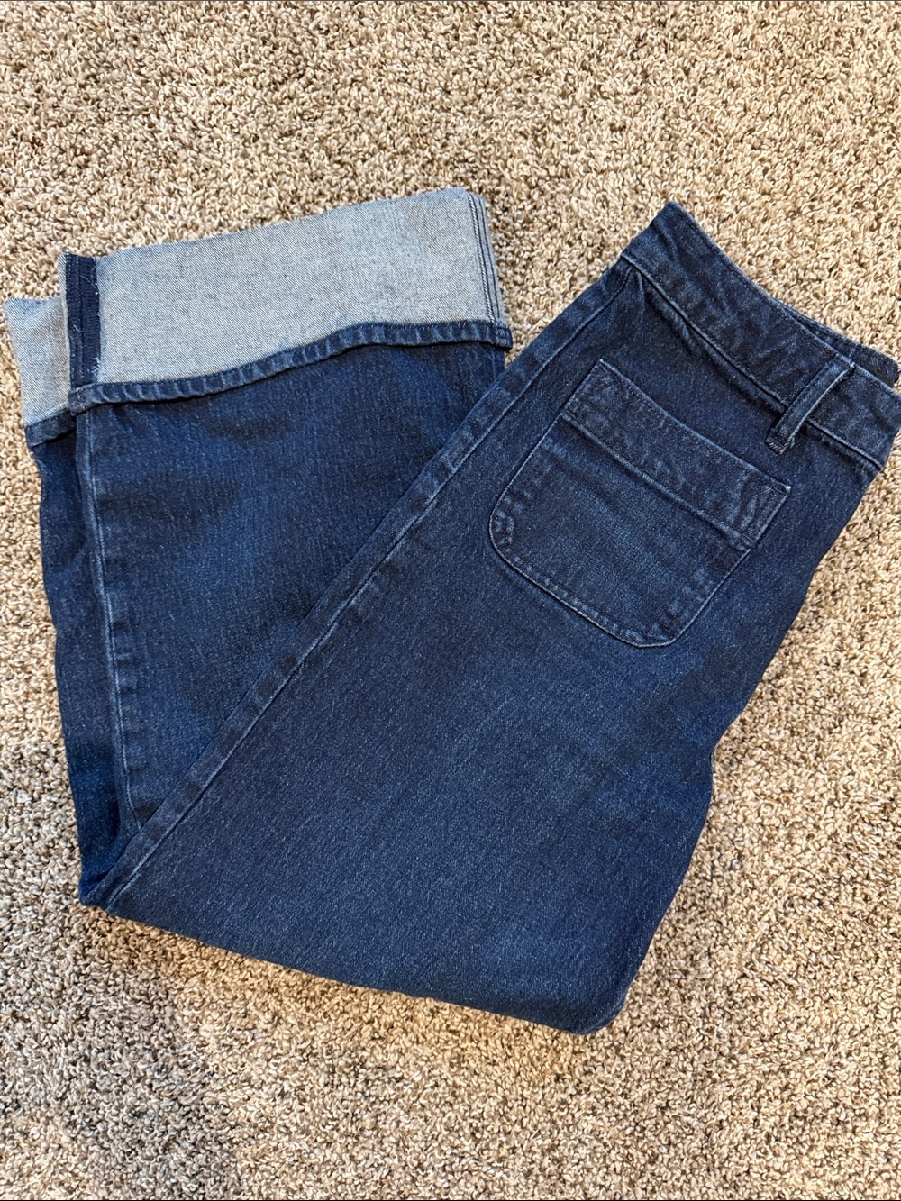 Free Assembly Wide Leg Crop Denim